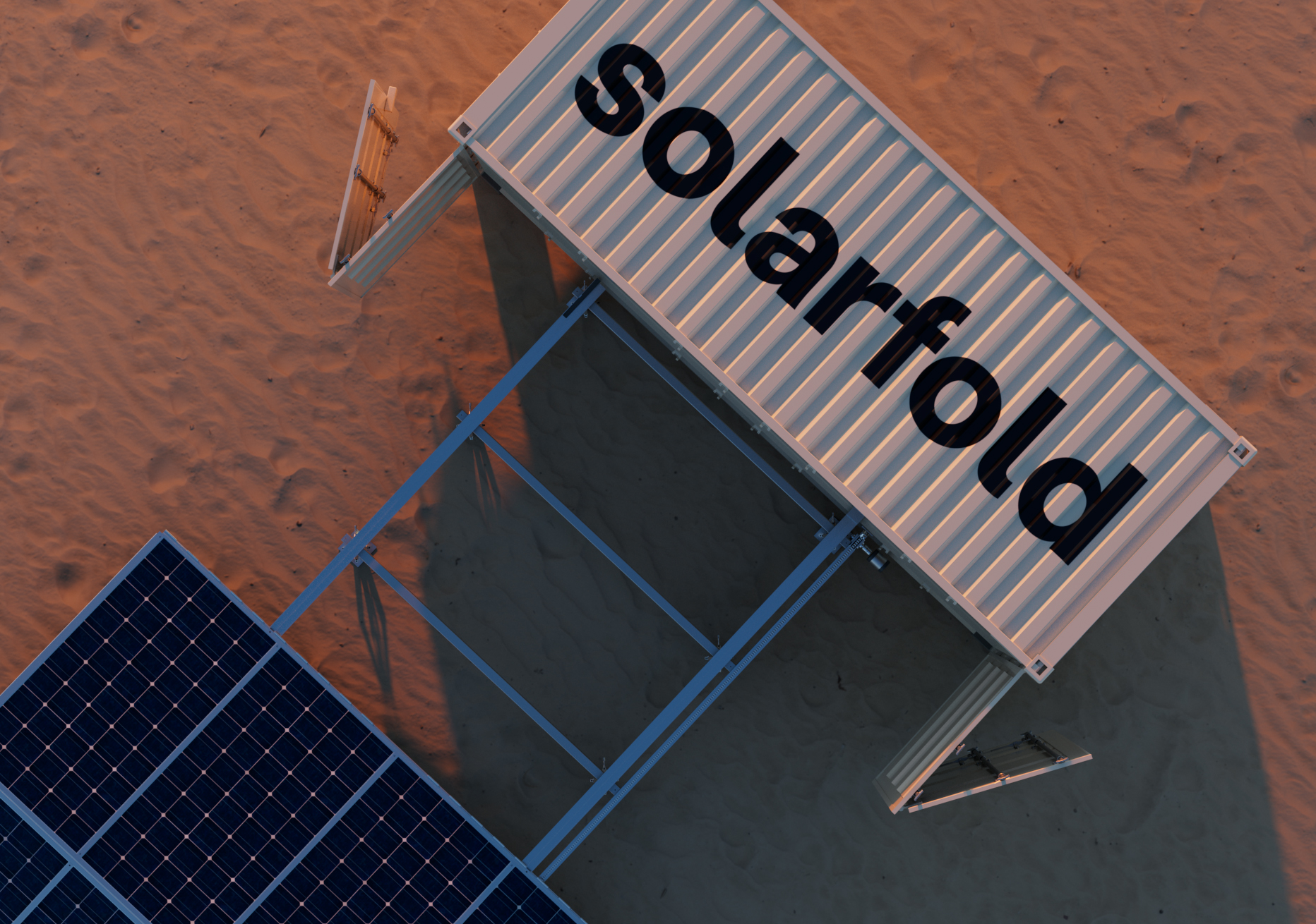 SolarFold rapid-deploy solar array